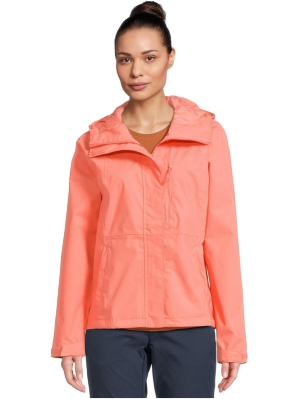 Women's Columbia coral hikebound Rain Jacket S